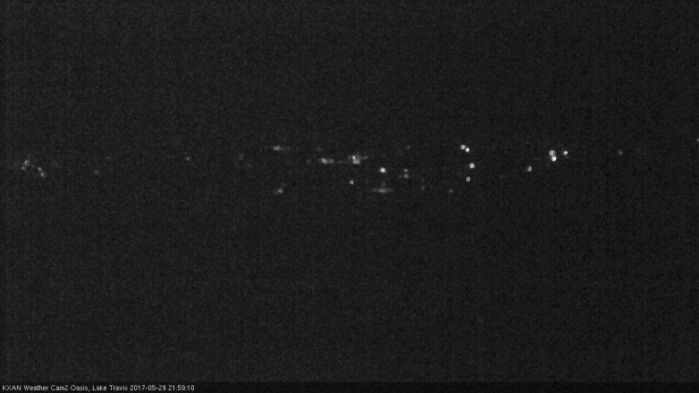 Lake Travis webcam, May 29, 2017 9:30 PM CT