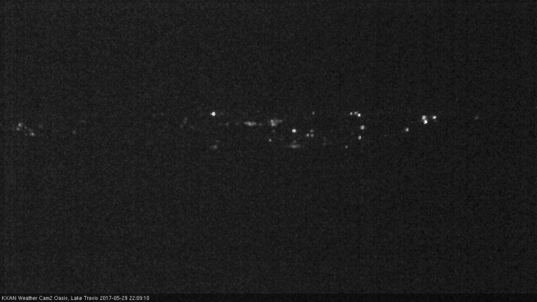 Lake Travis webcam, May 29, 2017 9:35 PM CT