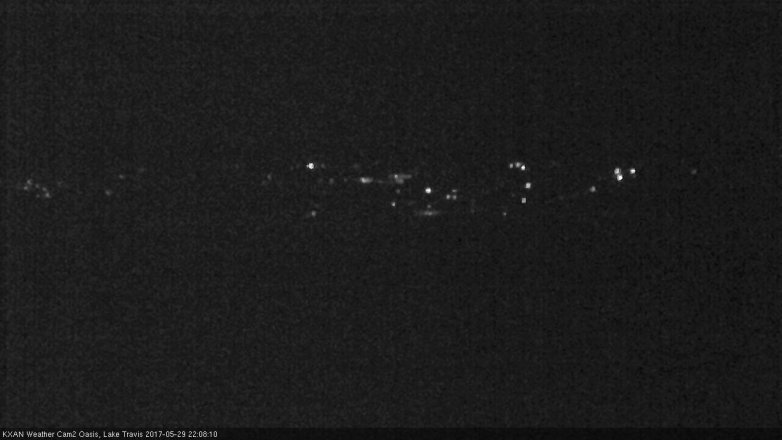 Lake Travis webcam, May 29, 2017 9:40 PM CT