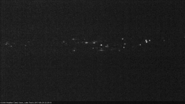 Lake Travis webcam, May 29, 2017 9:45 PM CT