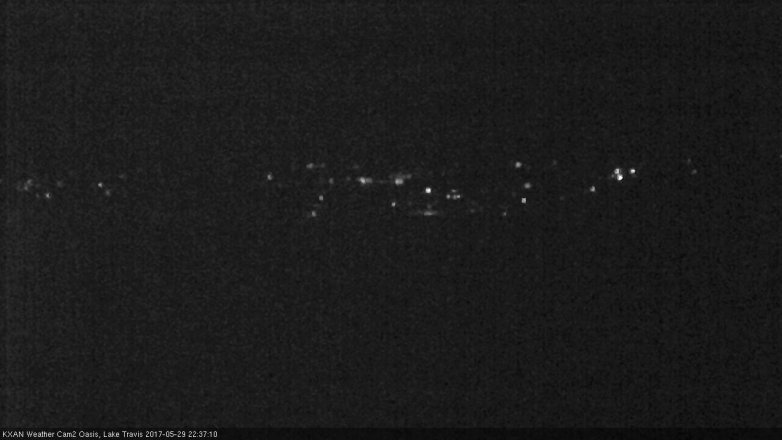 Lake Travis webcam, May 29, 2017 10:10 PM CT