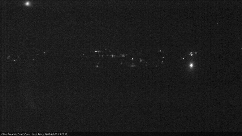 Lake Travis webcam, May 29, 2017 10:50 PM CT