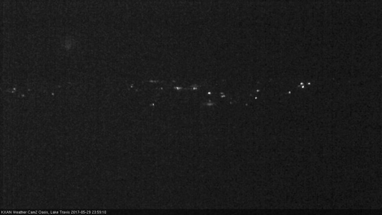 Lake Travis webcam, May 29, 2017 11:20 PM CT