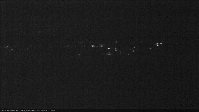 Lake Travis webcam, May 29, 2017 11:25 PM CT
