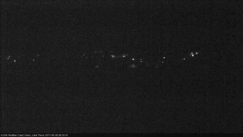 Lake Travis webcam, May 29, 2017 11:40 PM CT
