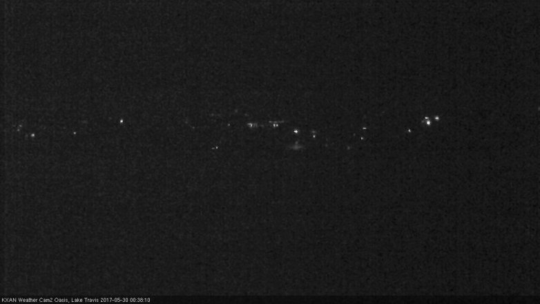 Lake Travis webcam, May 29, 2017 11:50 PM CT