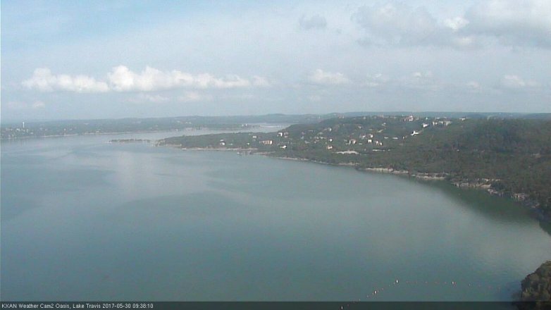 Lake Travis webcam, May 30, 2017 9:05 AM CT