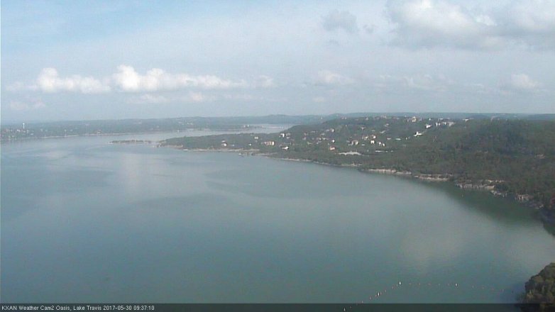Lake Travis webcam, May 30, 2017 9:10 AM CT