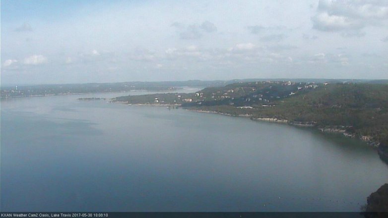 Lake Travis webcam, May 30, 2017 9:20 AM CT