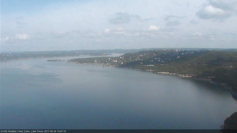 Lake Travis webcam, May 30, 2017 9:35 AM CT