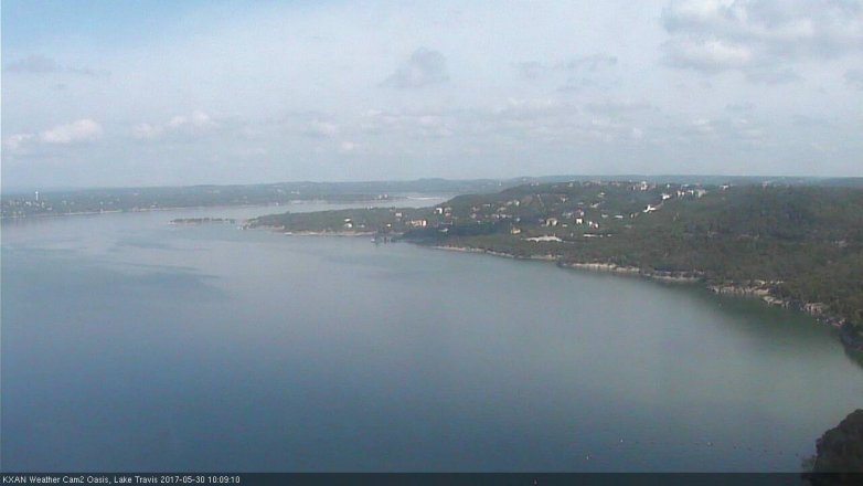 Lake Travis webcam, May 30, 2017 9:40 AM CT