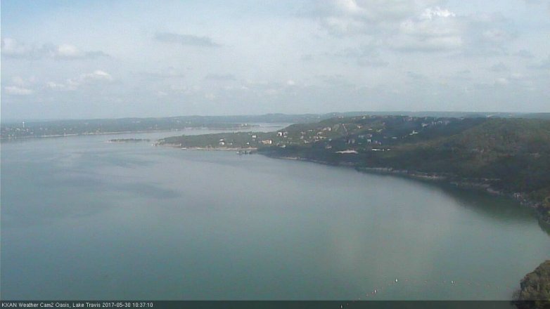 Lake Travis webcam, May 30, 2017 9:45 AM CT