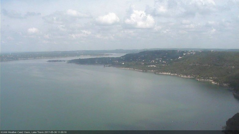 Lake Travis webcam, May 30, 2017 10:20 AM CT