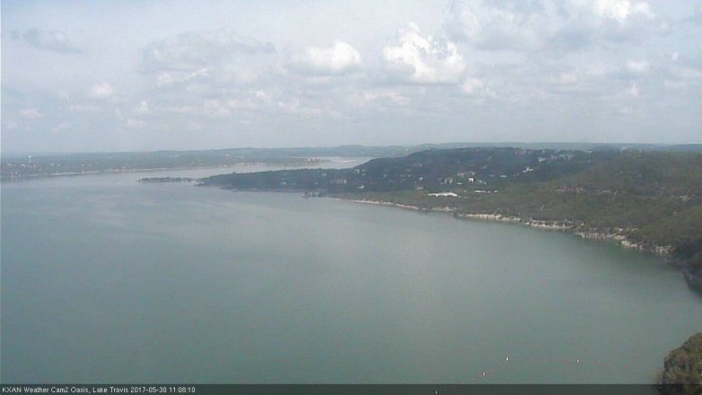 Lake Travis webcam, May 30, 2017 10:30 AM CT