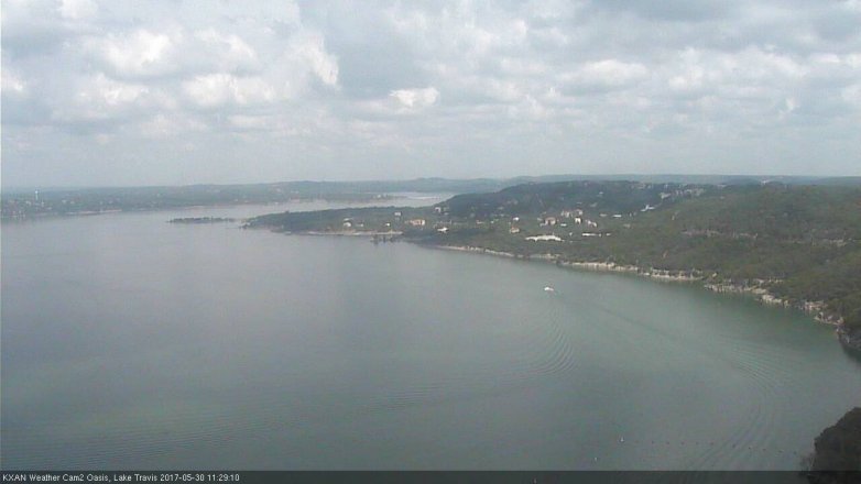 Lake Travis webcam, May 30, 2017 10:35 AM CT