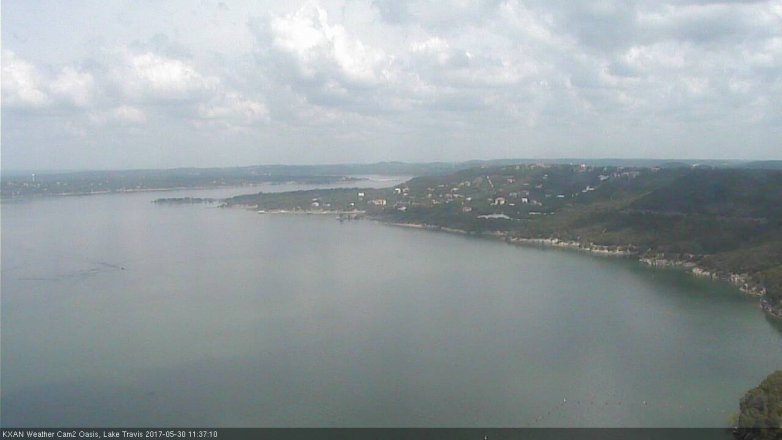 Lake Travis webcam, May 30, 2017 10:45 AM CT
