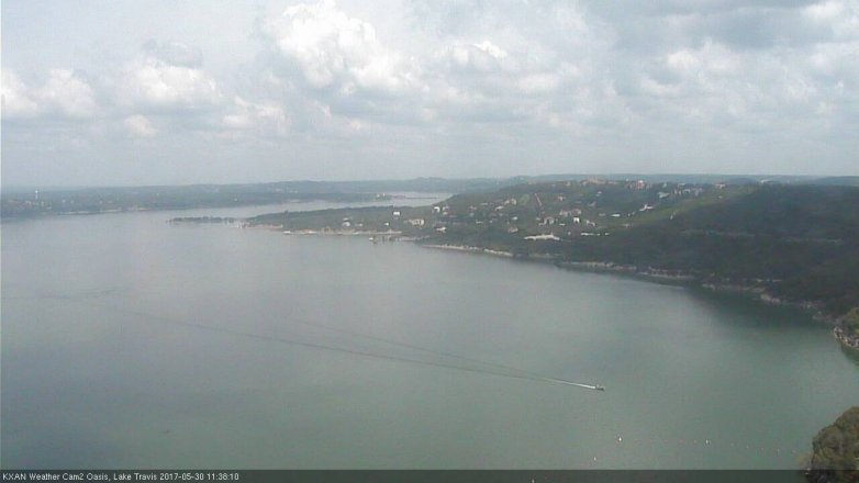 Lake Travis webcam, May 30, 2017 11:10 AM CT