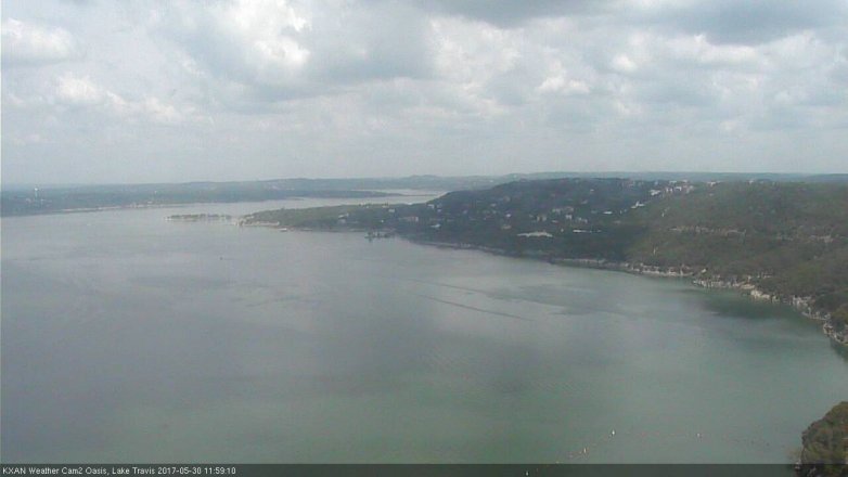 Lake Travis webcam, May 30, 2017 11:15 AM CT