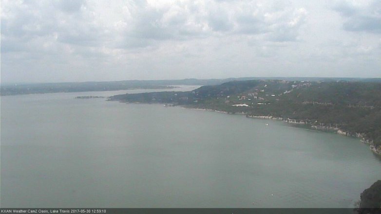 Lake Travis webcam, May 30, 2017 12:25 PM CT