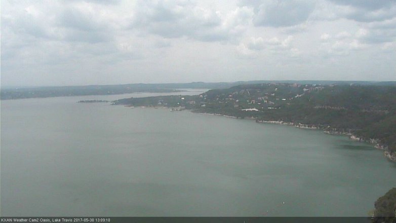 Lake Travis webcam, May 30, 2017 12:35 PM CT