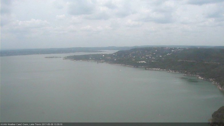 Lake Travis webcam, May 30, 2017 1:10 PM CT
