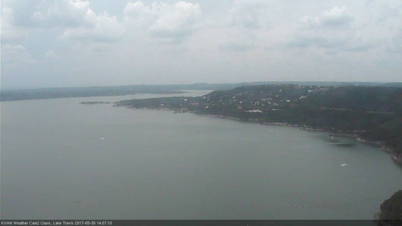 Lake Travis webcam, May 30, 2017 1:15 PM CT