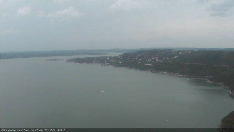 Lake Travis webcam, May 30, 2017 2:25 PM CT