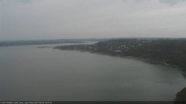 Lake Travis webcam, May 30, 2017 2:55 PM CT