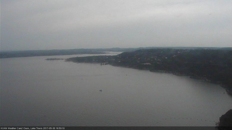 Lake Travis webcam, May 30, 2017 4:30 PM CT