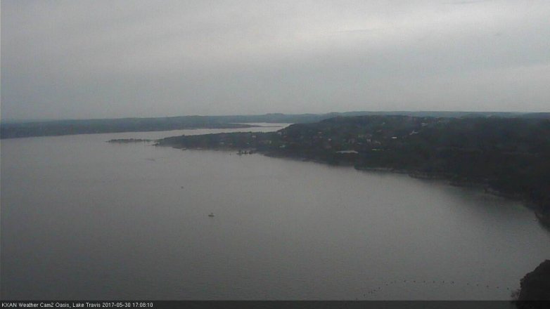 Lake Travis webcam, May 30, 2017 4:35 PM CT