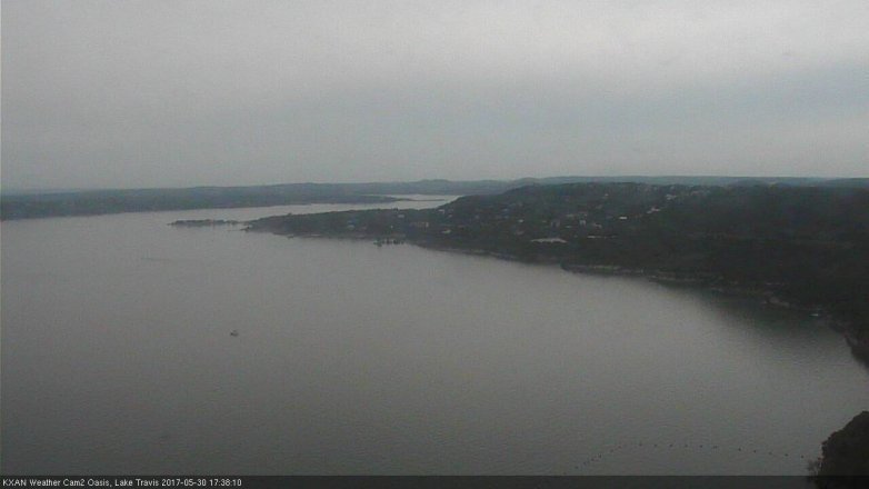 Lake Travis webcam, May 30, 2017 4:45 PM CT