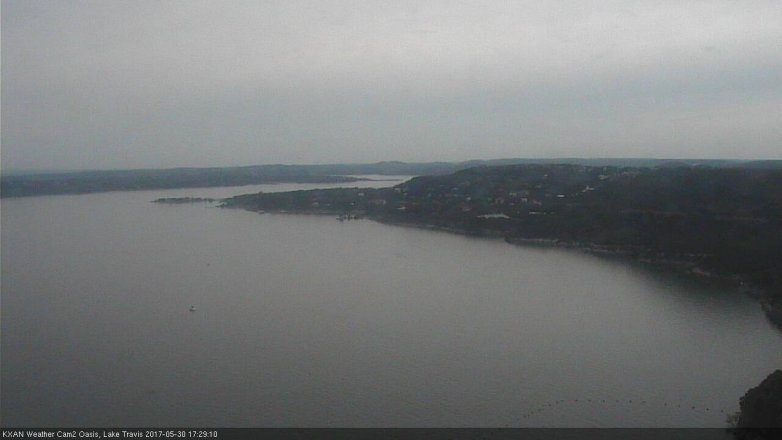 Lake Travis webcam, May 30, 2017 5:00 PM CT