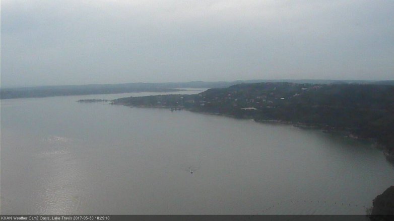 Lake Travis webcam, May 30, 2017 5:45 PM CT