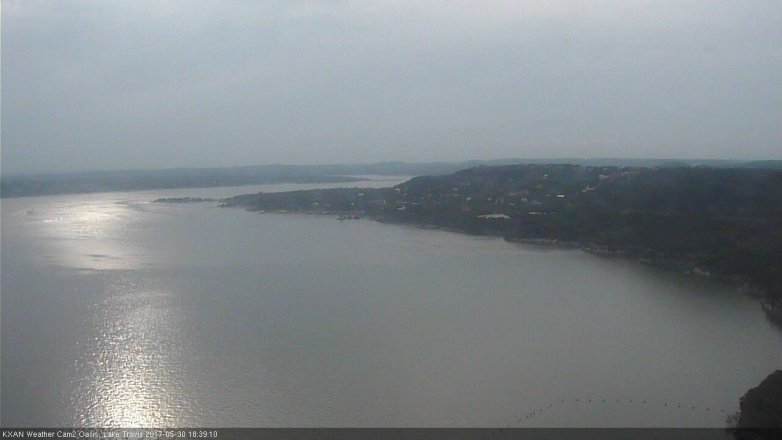 Lake Travis webcam, May 30, 2017 6:05 PM CT