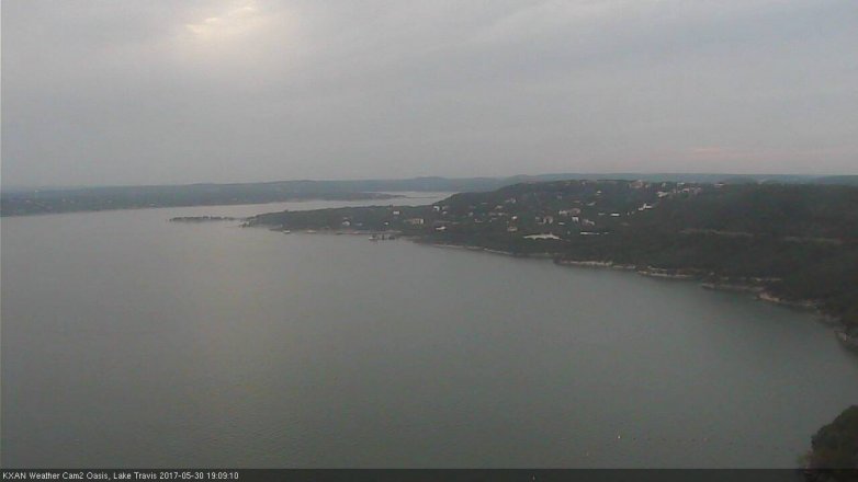Lake Travis webcam, May 30, 2017 6:20 PM CT
