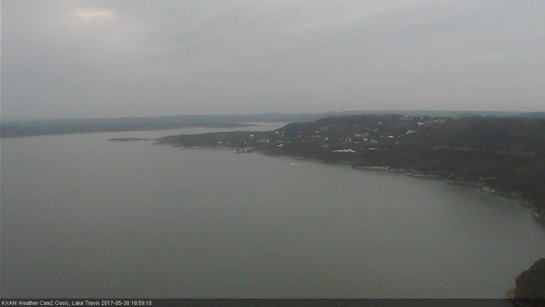 Lake Travis webcam, May 30, 2017 6:30 PM CT