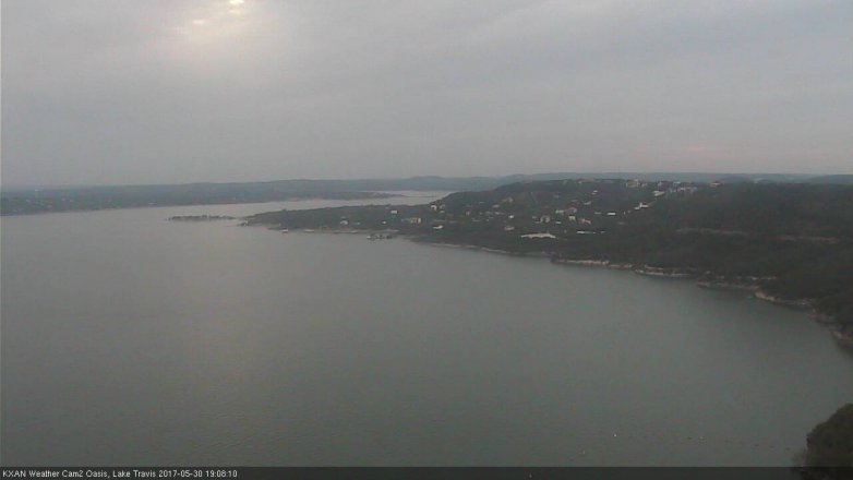 Lake Travis webcam, May 30, 2017 6:40 PM CT
