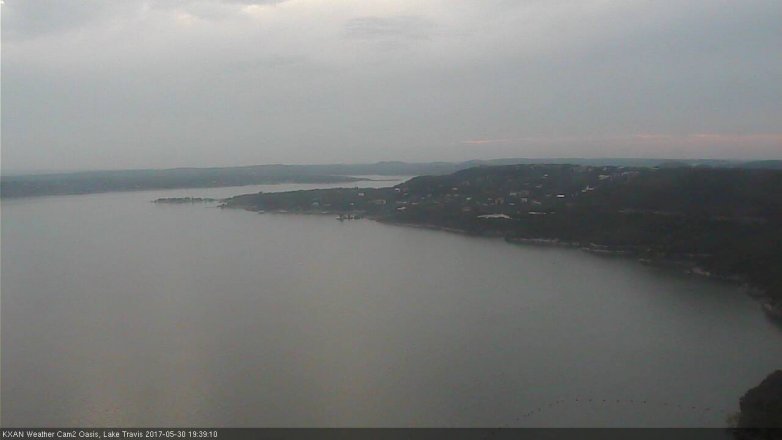 Lake Travis webcam, May 30, 2017 6:50 PM CT