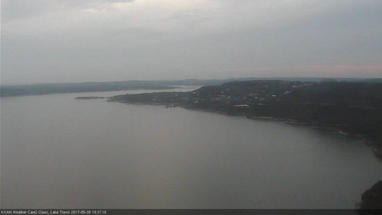 Lake Travis webcam, May 30, 2017 7:10 PM CT