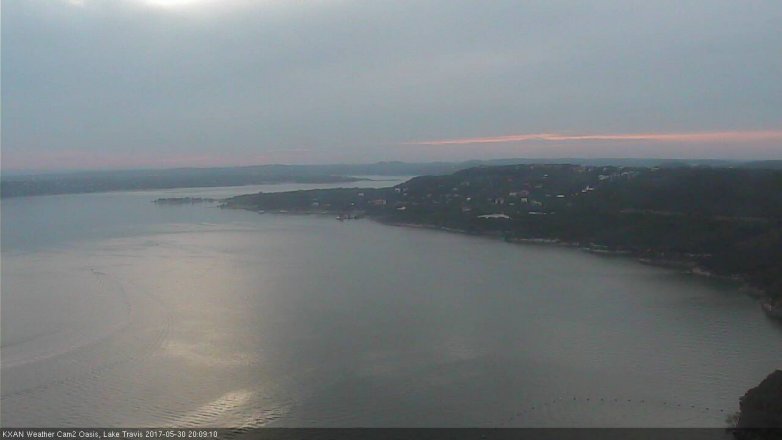 Lake Travis webcam, May 30, 2017 7:20 PM CT