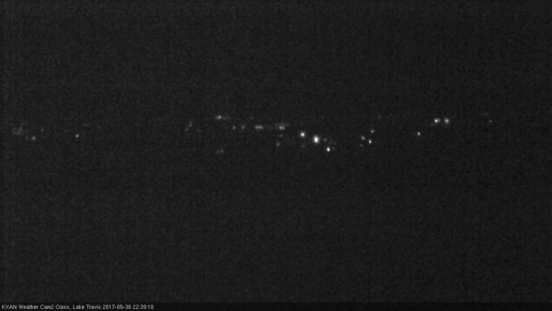 Lake Travis webcam, May 30, 2017 9:50 PM CT