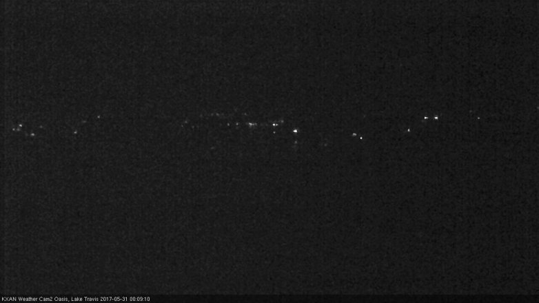 Lake Travis webcam, May 30, 2017 11:15 PM CT