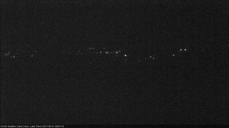 Lake Travis webcam, May 30, 2017 11:30 PM CT