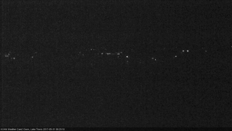 Lake Travis webcam, May 30, 2017 11:35 PM CT