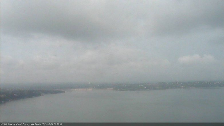 Lake Travis webcam, May 31, 2017 9:00 AM CT