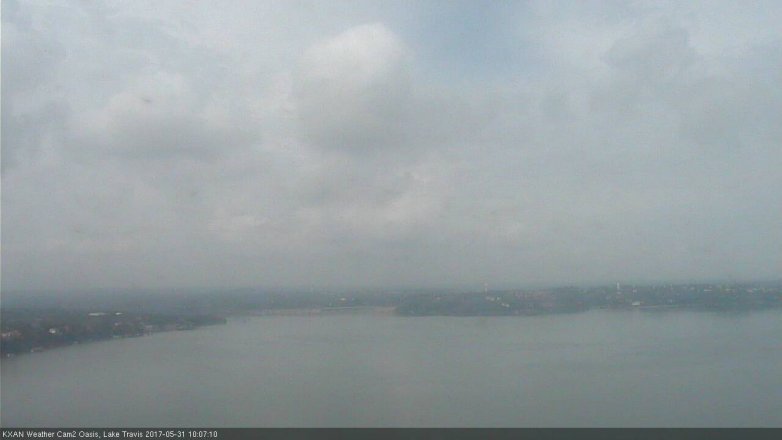 Lake Travis webcam, May 31, 2017 9:35 AM CT