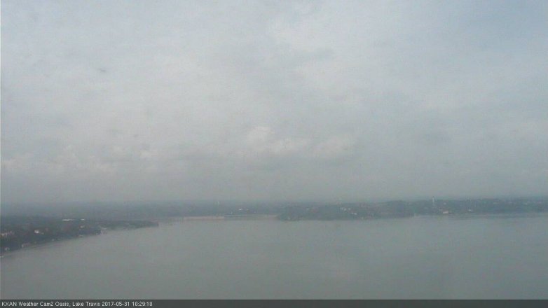 Lake Travis webcam, May 31, 2017 10:00 AM CT