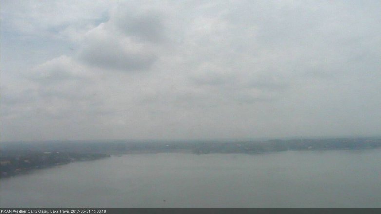 Lake Travis webcam, May 31, 2017 1:00 PM CT