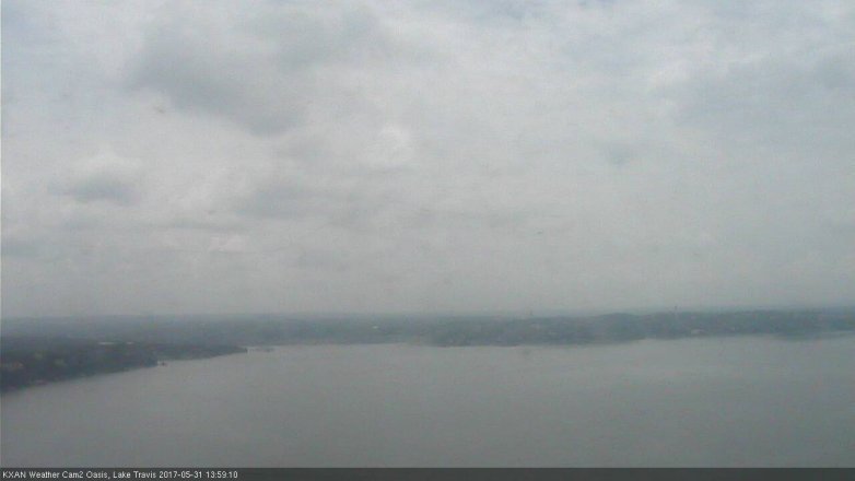 Lake Travis webcam, May 31, 2017 1:15 PM CT