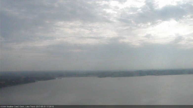 Lake Travis webcam, May 31, 2017 5:05 PM CT